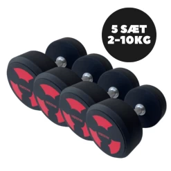 Håndvægte 2-10kg (5sæt) Fra Norgym