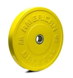 American Barbell 15 Kg Farvet Bumper Vægtskive - FitnessNyheder