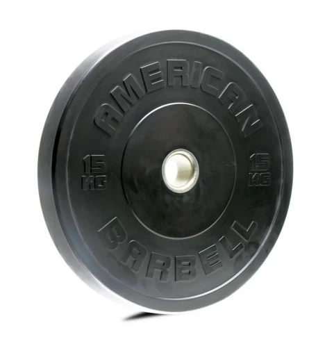 American Barbell 15 Kg Sort Bumper Vægtskive - FitnessNyheder 3 American Barbell 15 Kg Sort Bumper Vægtskive - FitnessNyheder