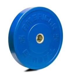 American Barbell 20 Kg Farvet Bumper Vægtskive - FitnessNyheder