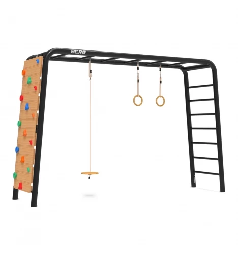 BERG Playbase TL Large Legestativ Med Klatrevæg, Gymnastikringe Og Tallerkengynge Large Klatrestativ Med Gymnastikringe, Klatrevæg Og Tallerkengynge - FitnessNyheder 3 BERG Playbase TL Large Legestativ Med Klatrevæg, Gymnastikringe Og Tallerkengynge Large Klatrestativ Med Gymnastikringe, Klatrevæg Og Tallerkengynge - FitnessNyheder