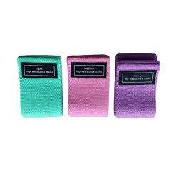 Bootybands Elastikker 3stk Forskellige -Muskelmester Booty band 3 pak