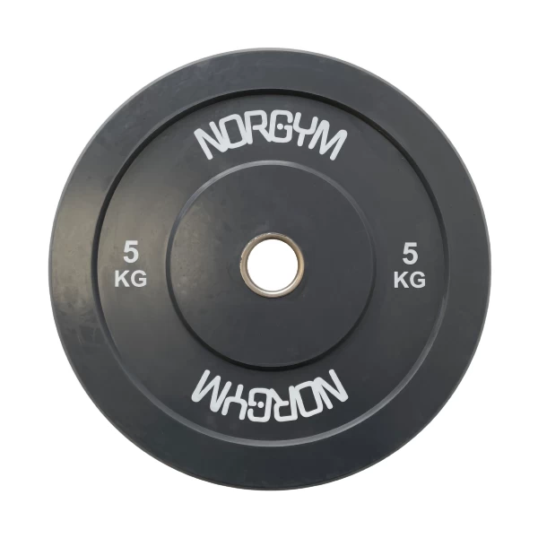 Norgym Ø50mm Bumper Plate 5kg Grå 3 Norgym Ø50mm Bumper Plate 5kg Grå