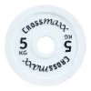 Crossmaxx Kalibreret Vægtskive 5 Kg I Støbejern Til Styrkeløft - Hvid - FitnessNyheder