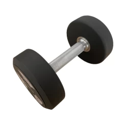 Håndvægtsæt 40kg Fra Norgym Grå -Muskelmester Haandvaegt PU sort graa top Norgym 2