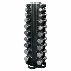 Håndvægtstativ Med Krom Håndvægte 1-10kg