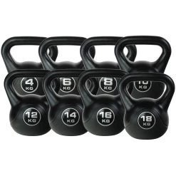 Odin Vinyl Kettlebell PAKKETILBUD (4, 6, 8, 10, 12, 14 ,16, 18kg) - FitnessNyheder