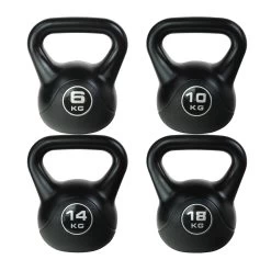 Odin Vinyl Kettlebell PAKKETILBUD (6, 10, 14, 18kg) - FitnessNyheder