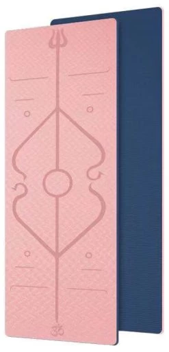 Odin Dual Pink/Blue TPE Yogamåtte 0,6cm - FitnessNyheder