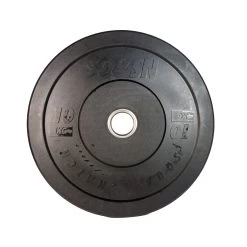 SQ&SN Bumper Plate Vægtskive (10 Kg) I Sort. Udstyr Til Styrketræning, Vægtløftning Og Crossfit Træning - FitnessNyheder