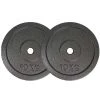 Slazenger Vægtskiver - 2 X 10 Kg / ø28 Mm - FitnessNyheder