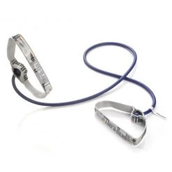 Thera-Band Træningselastik Level 4 Ekstra Hård 1,4m Blå (Inkl. Håndtag) - FitnessNyheder