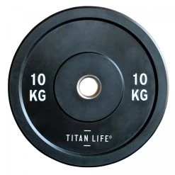 Titan Life Rubber Bumper Plate 10 Kg Vægtskive - FitnessNyheder