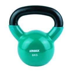 Titan Life Vinyl Kettlebell 6kg Grøn - FitnessNyheder
