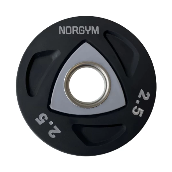 Norgym Club Ø50mm Vægtskive 2,5kg Grå 3 Norgym Club Ø50mm Vægtskive 2,5kg Grå