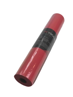 Yogamåtte Rød/sort