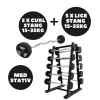 Barbell Sæt 15-35kg Med Stativ – Lige+Curl 2 Barbell Sæt 15-35kg Med Stativ – Lige+Curl -Muskelmester barbell15 35kg med stativ min 002
