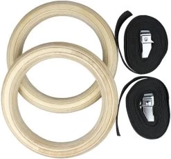 Odin Crossfit Pro Gymnastikringe Træ 33mm - FitnessNyheder